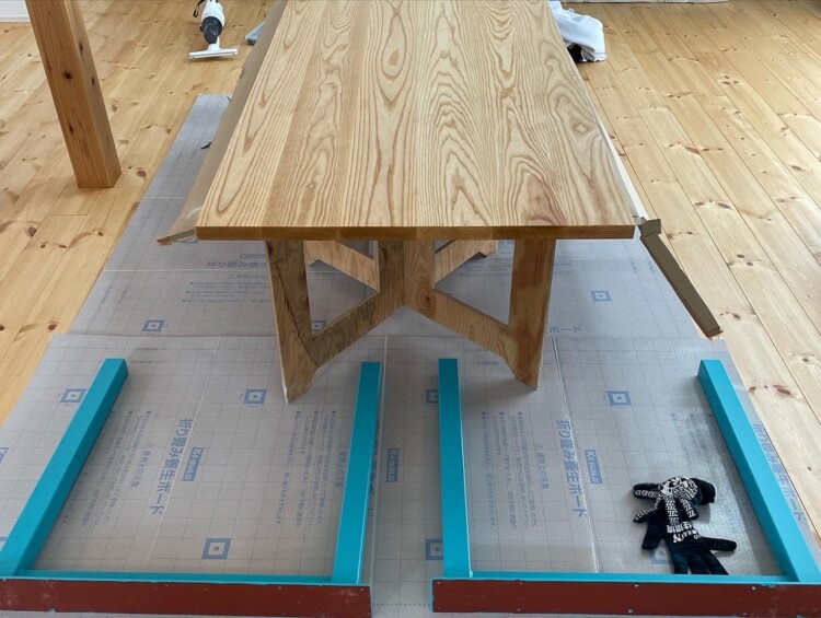 テーブル・サーフボードラック製作しました。｜福井建設｜山形の注文 